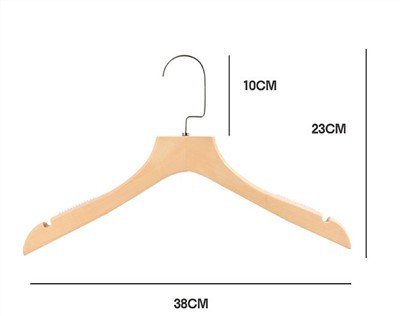 Anti-slip Heildsölu Fashion Wood Hanger